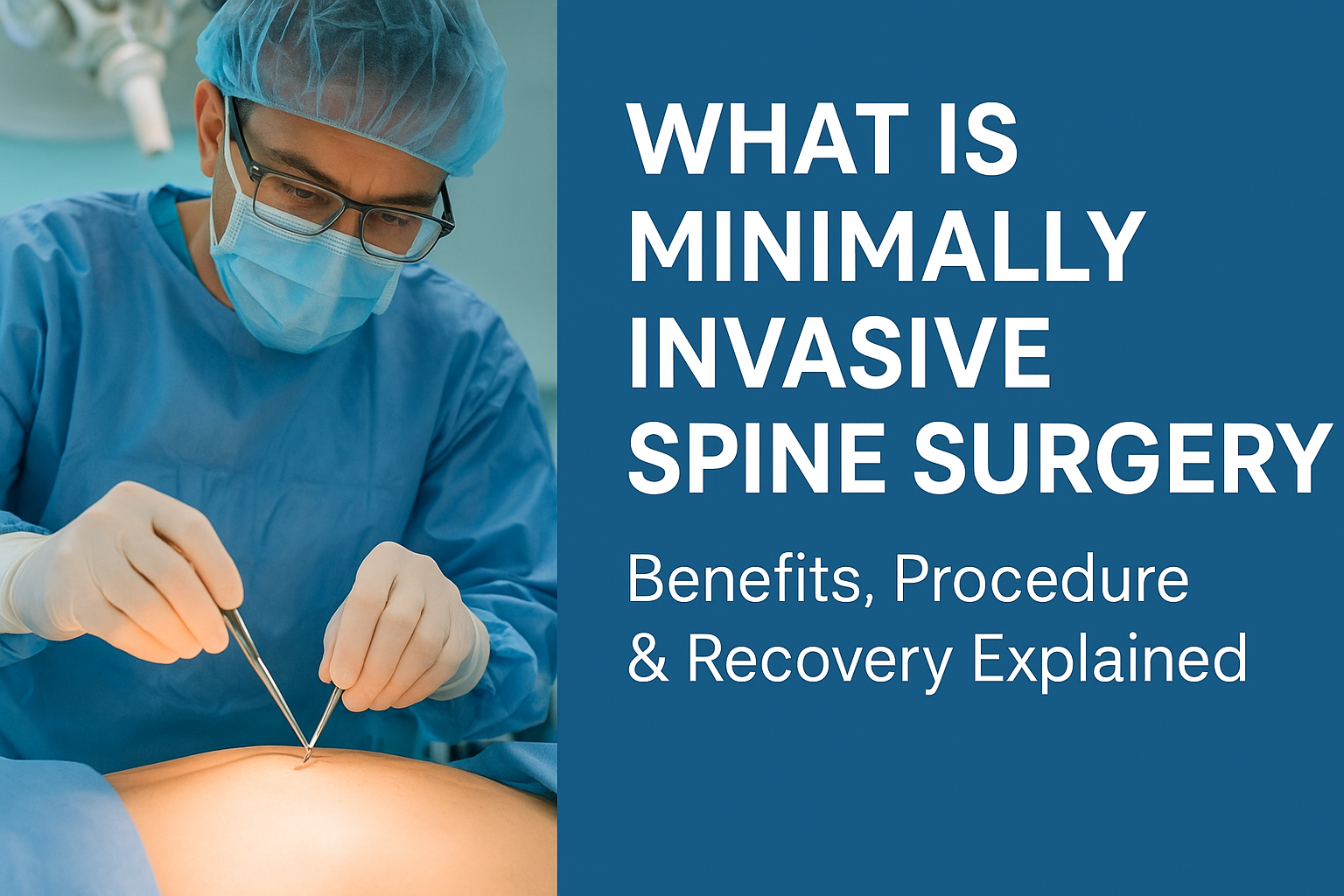 What is Minimally Invasive Spine Surgery? Benefits, Procedure & Recovery Explained